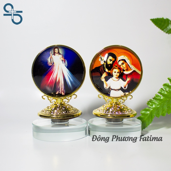 PHA LÊ TRANG TRÍ HÌNH TRÒN 2 MẶT CÓ ĐẾ