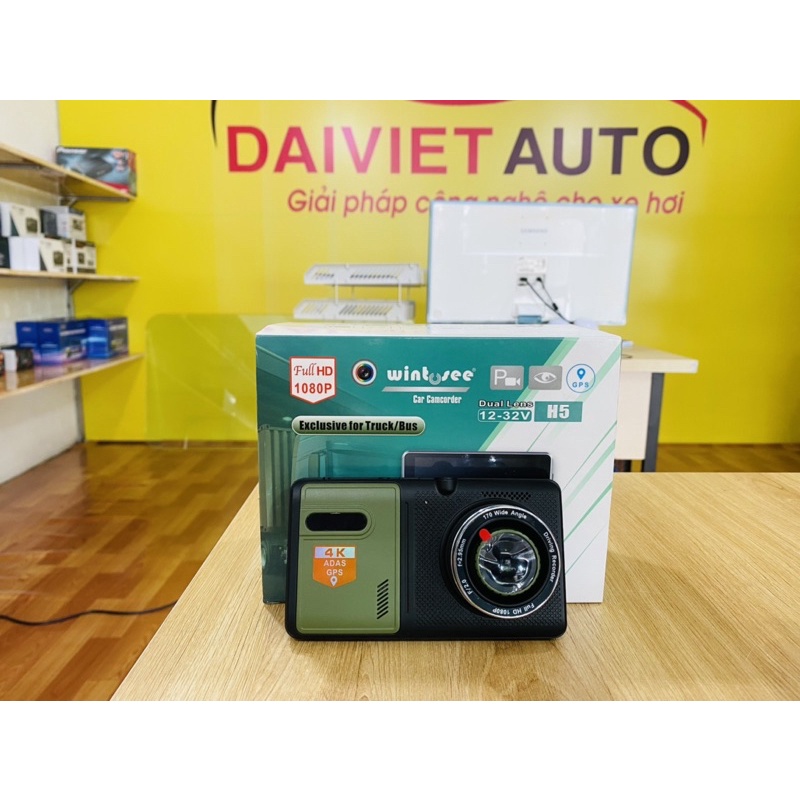 CAM HÀNH TRÌNH XE TẢI H5 GPS 4K HIỂN THỊ TỐC ĐỘ | ĐẠI VIỆT AUTO