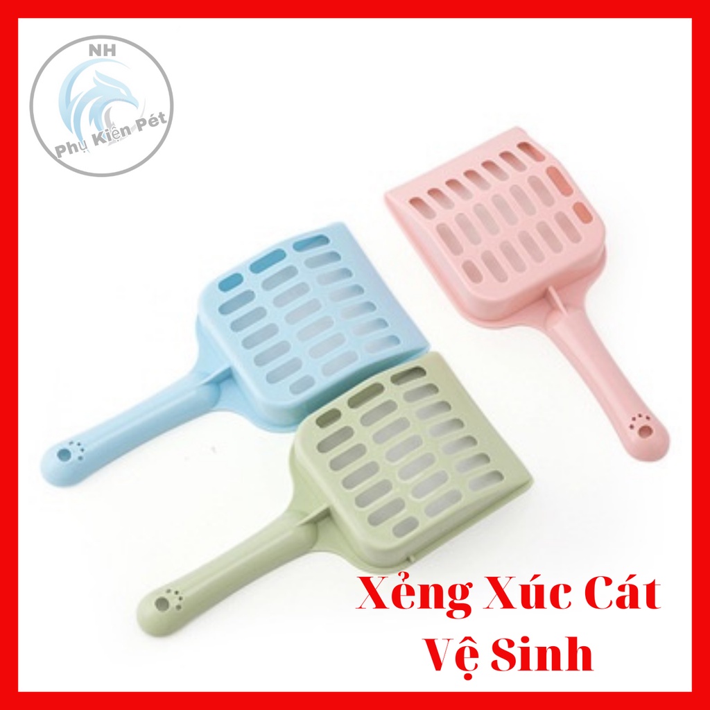 Xẻng Xúc Cát Vệ Sinh Cho Mèo Đủ Màu Tiện Lợi, Thìa Xúc Cát - NaHi Shop