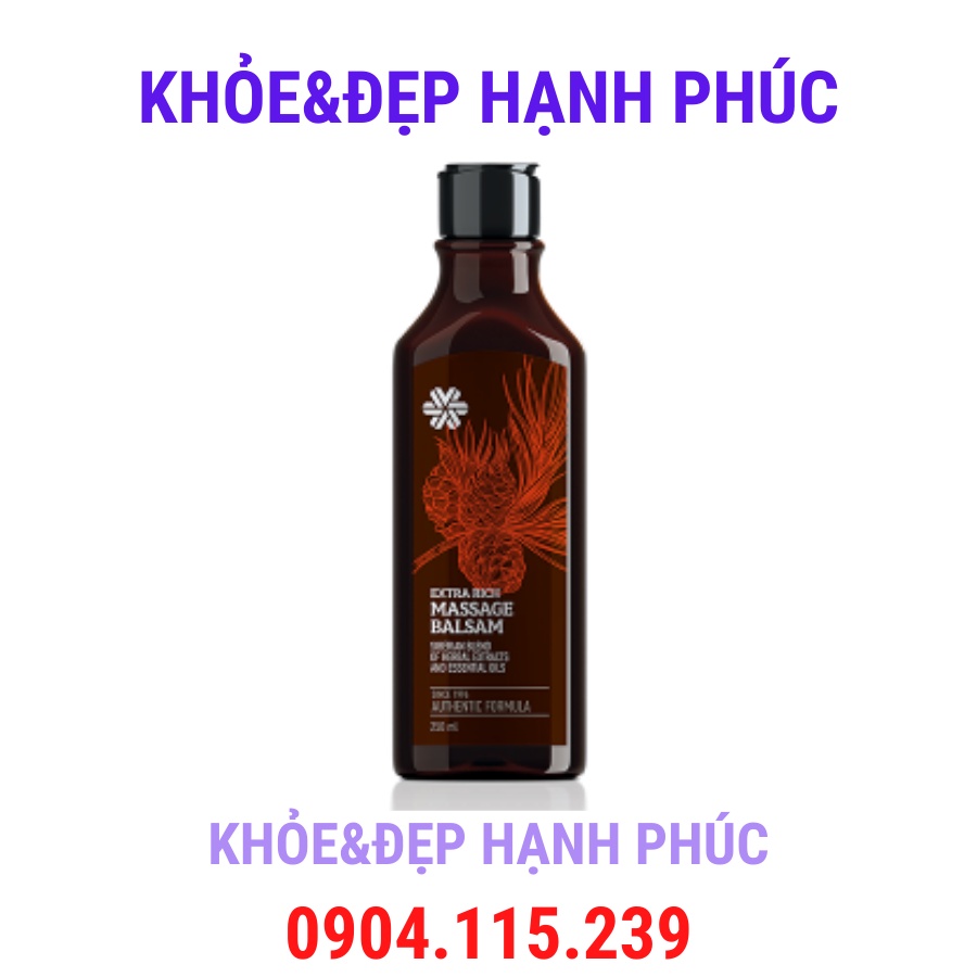 Dầu mát xa - Siberian Pure Herbs Collection Extra Rich Massage Balsam - 250ml/chai
