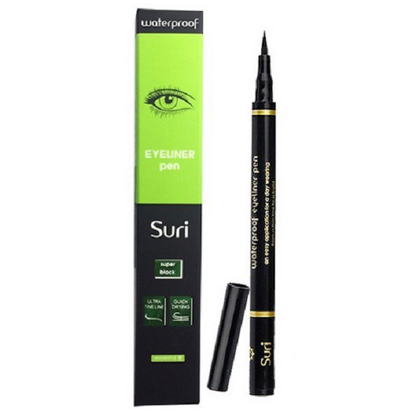 Bút Kẻ Mắt Nét Siêu Mảnh Không Trôi Suri Waterproof Eyeliner Pen (MP3079)