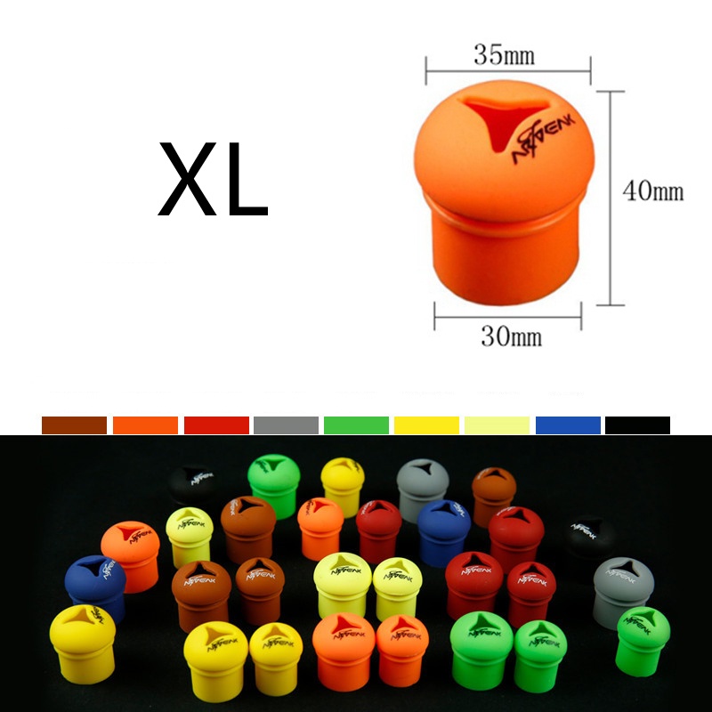 1 Vỏ Bọc Bảo Vệ Cần Câu Cá Bằng Silica gel Màu Sắc Ngẫu Nhiên