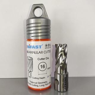 Mũi Khoan Từ Thép Gió Phi 16 UNIFAST HSS 16x25 - 16mm