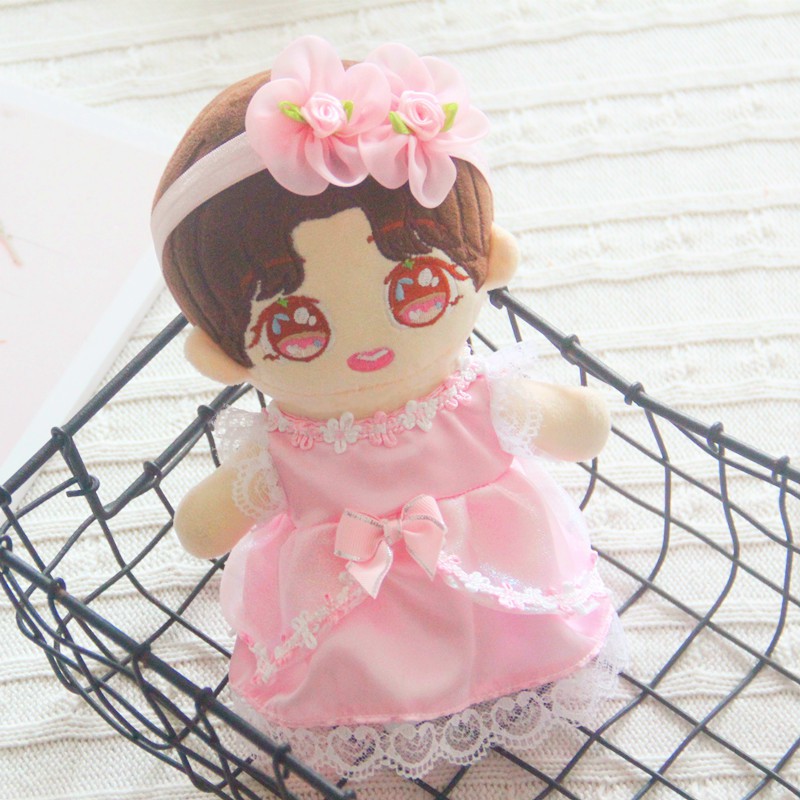 Outfit doll - Váy hồng công chúa 20cm