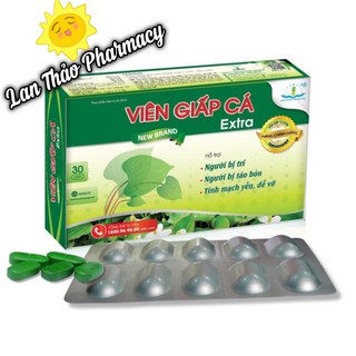 VIÊN GIẤP CÁ EXTRA 30 VIÊN GIÚP HỖ TRỢ BỆNH TRĨ GIÁ TỐT