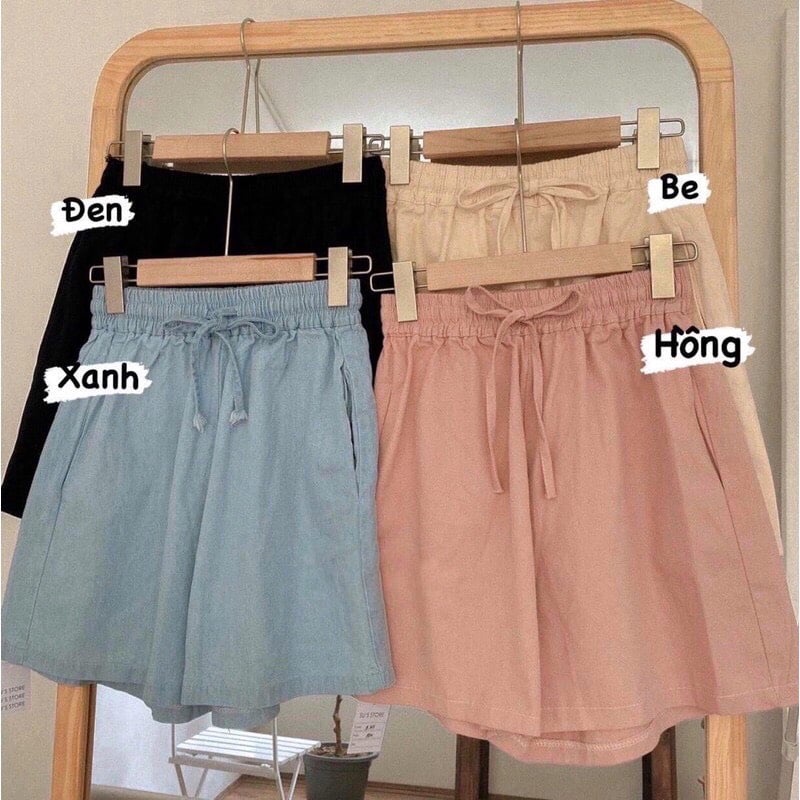 Quần short đũi nữ FM Style lượn sườn siêu cute nhiều màu lựa chọn chất đũi mềm mịn, mát mẻ 220312500