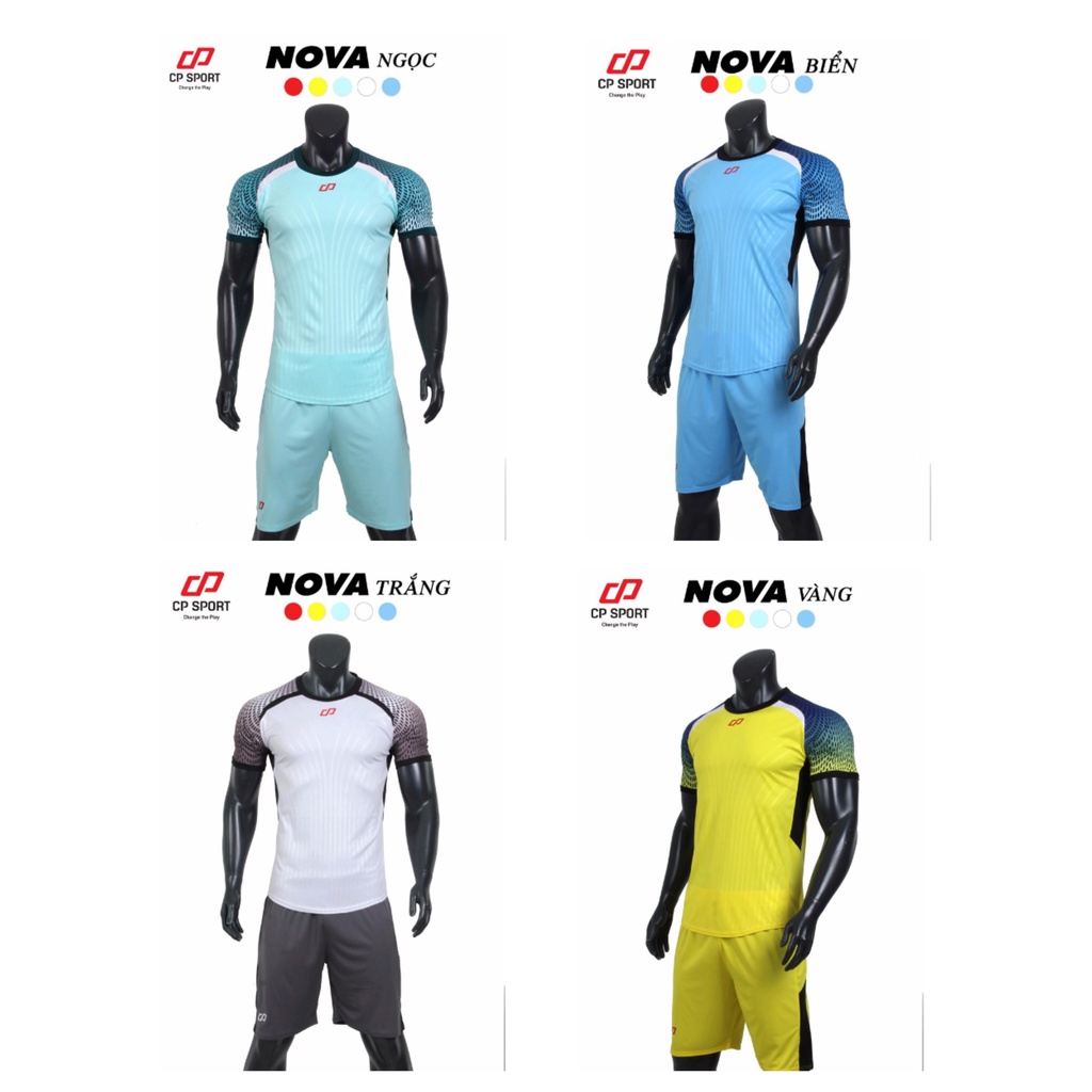 Quần áo bóng đá CP Nova chất liệu thun lạnh cao cấp