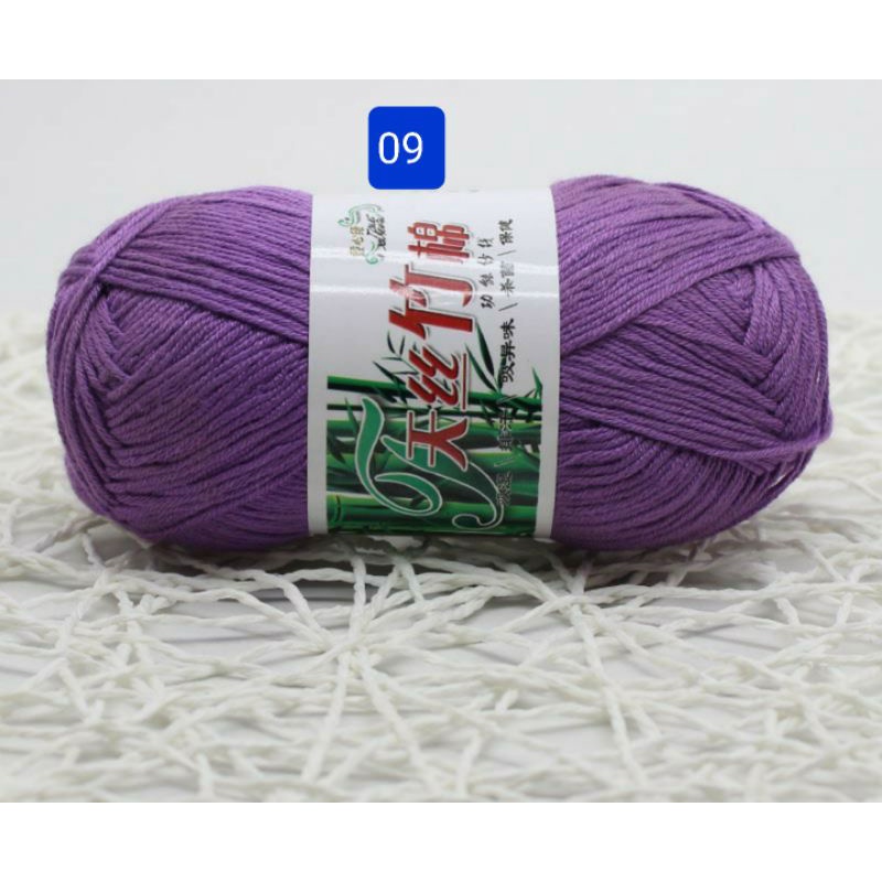 Cuộn len Cotton Bambo Đan Móc Mùa Hè