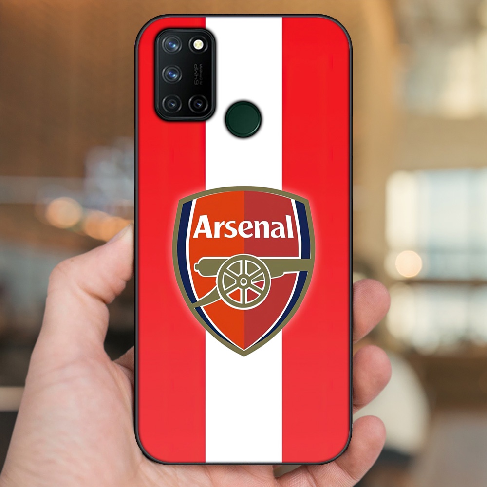 Ốp lưng Realme C17, 7i viền đen in hình Arsenal FC