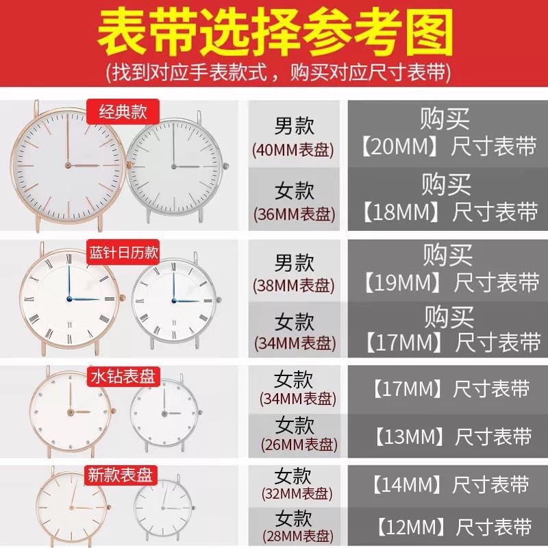 Dây Đồng Hồ Đeo Tay dw Bằng Vải canvas nylon Màu Hồng / Đen / Xanh Dương / Trắng Cho Nam Và Nữ