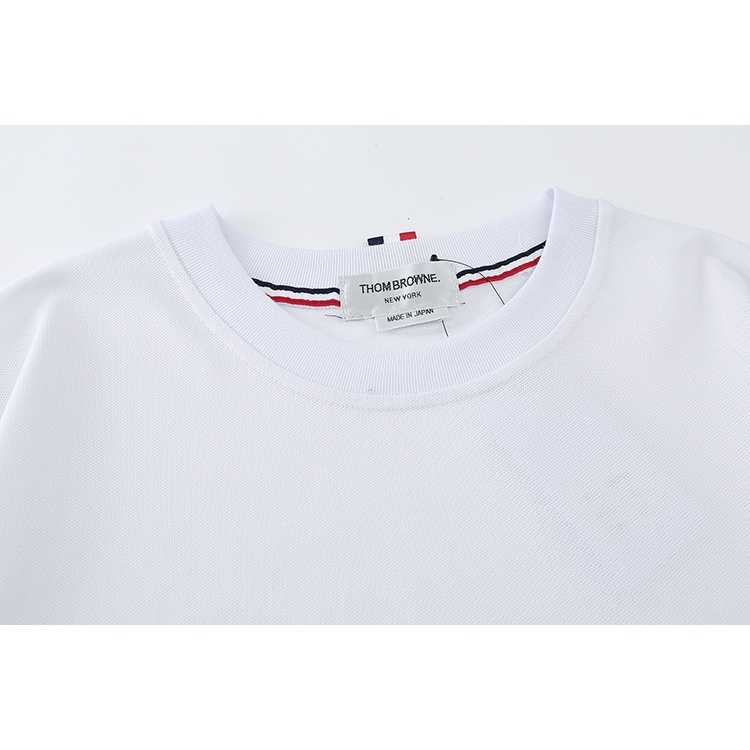 ❤❀ [Ready Stock] ❤ THOM BROWNE Printing Short-Sleeved Casual Cotton Couple T-shirt