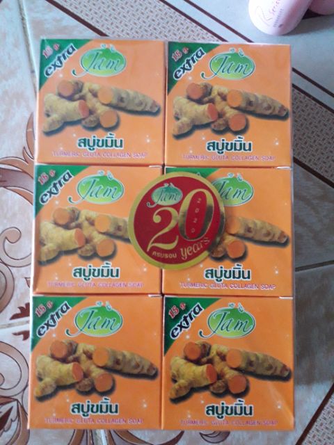 Lố 12 bánh xà phòng nghệ Jam Thái Lan