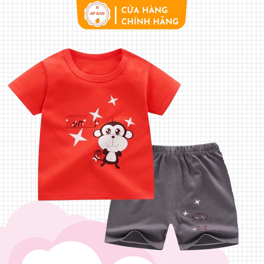 Bộ cộc tay cho bé 💖 Bộ cộc tay Phi Hành Gia - KHỈ CON cho bé trai bé gái 💖 chất thun lạnh cao cấp siêu mềm siêu mát