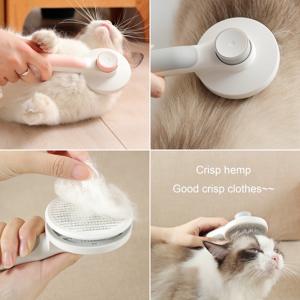 Lược chải lông thú cưng tự động chống trượt cao cấp nhiều màu tùy chọn