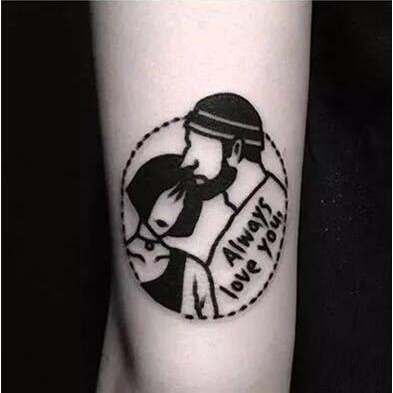 Vận chuyển nhanh 15 ngày Hình xăm thảo dược Không thấm nước Hình xăm tạm thời phong cách