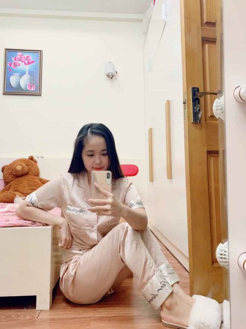 PIJAMA ÁO CỘC QUẦN DÀI DÀI [ VIDEO THẬT]