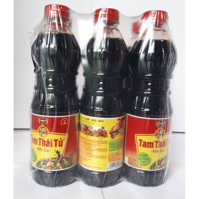 Lốc 6 chai nước tương tam thái tử 500ml