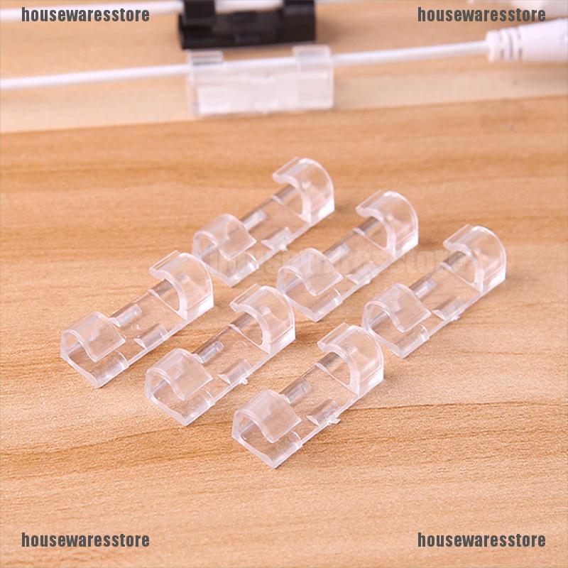Set 20 kẹp giữ dây cáp sắp xếp bàn gọn gàng tiện dụng