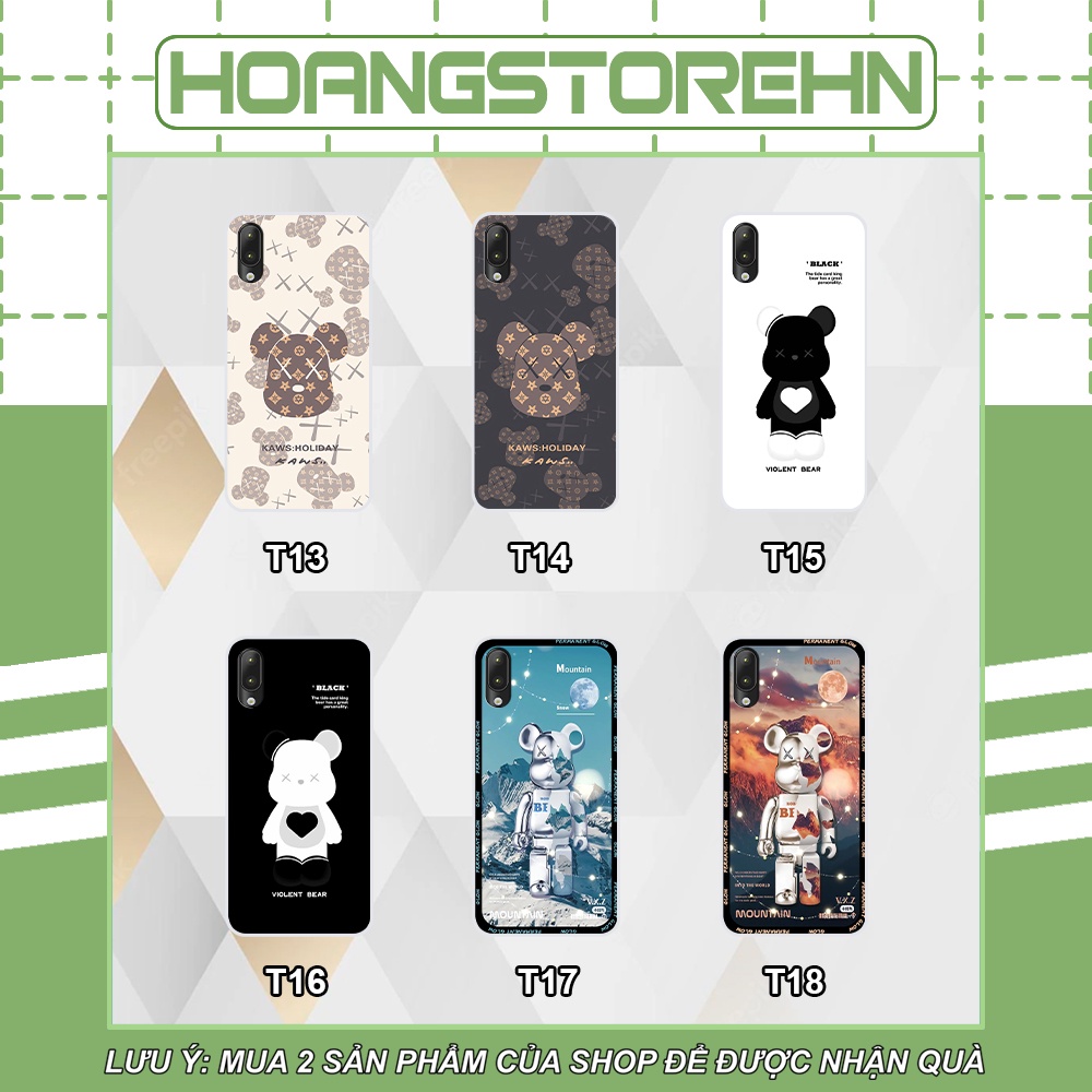 Ốp Vsmart Star in hình họa tiết Mountain, Be@rbrick dễ thương (T13 - T18)