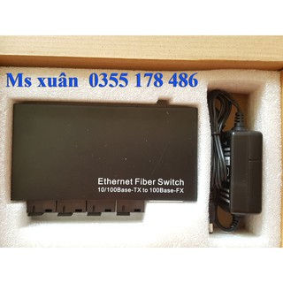 Bộ chuyển đổi quang điện converter quang ftth 2 cổng lan 4 cổng quang hàng cao cấp