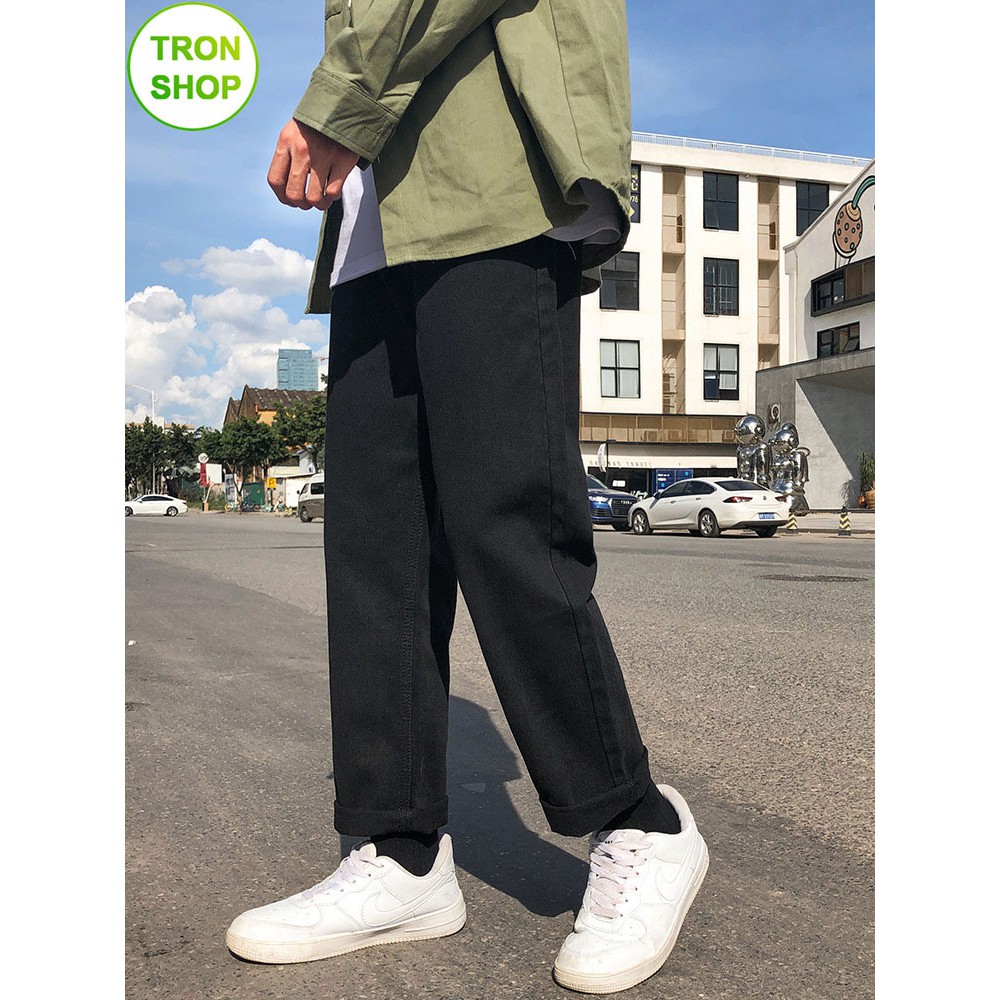 QUẦN JEAN BAGGY NAM BASIC ĐEN TS902 | BigBuy360 - bigbuy360.vn