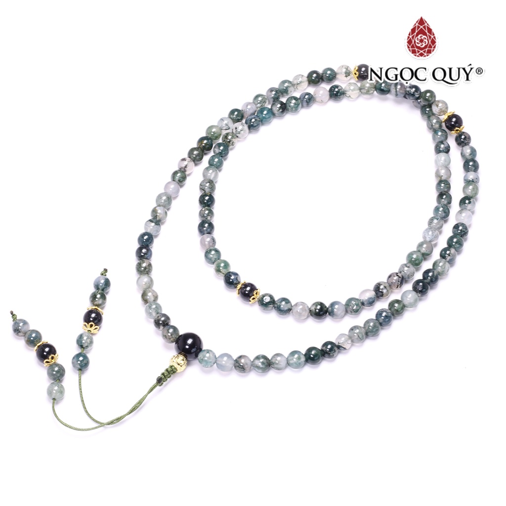 Chuỗi 108 hạt băng ngọc thủy tảo - Ngọc Quý