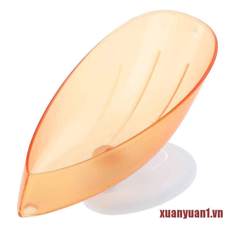 Giá Đỡ Xà Phòng Hình Chiếc Lá Có Giác Hút Tiện Dụng