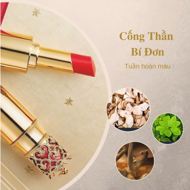 Son môi chính hãng Whoo Mi Luxury Lip Rouge mini màu 45 đỏ tươi/ quà tặng ý nghĩa - mỹ phẩm Ohui công ty