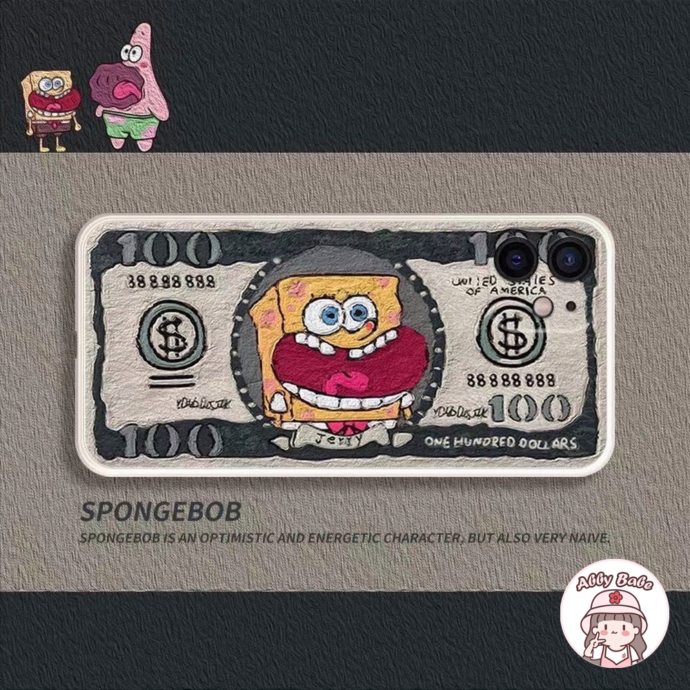 Ốp Điện Thoại TPU Mềm Chống Sốc In Hình SpongeBob Hoạt Hình Cho IP 13 12 11 Pro Max XR 8 7 Plus