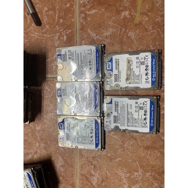 xác ổ cứng 500gb, xac hdd laptop wd