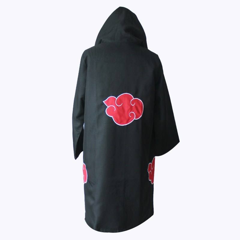 Trang phục cosplay áo khoác Akatsuki loại có nón và không nón