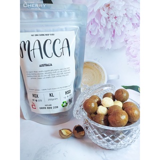 HẠT MACCA NHẬP KHẨU ÚC NỨT VỎ TỰ NHIÊN LOẠI 500G 06.06