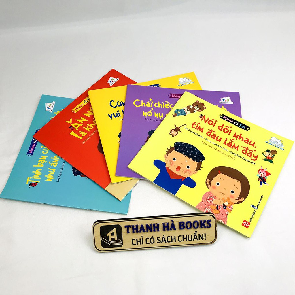 Sách - Momo và Ken - Dành cho trẻ từ 2 - 6 tuổi (Truyện tranh) 5 cuốn lẻ tùy chọn