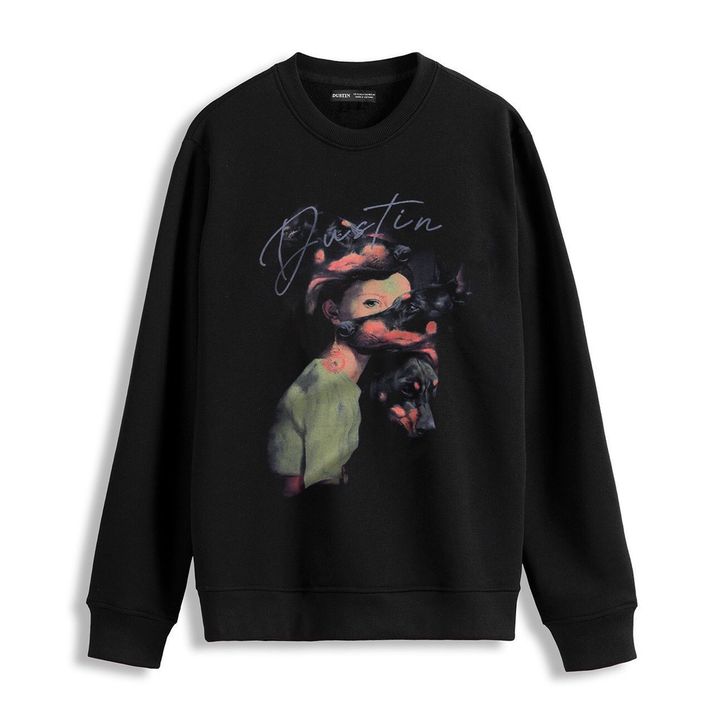 Áo Sweatshirt Nam Big Size Doberfriends Petersham Cotton Dustin - BIGG thời trang nam có Bigsize đến 145kg