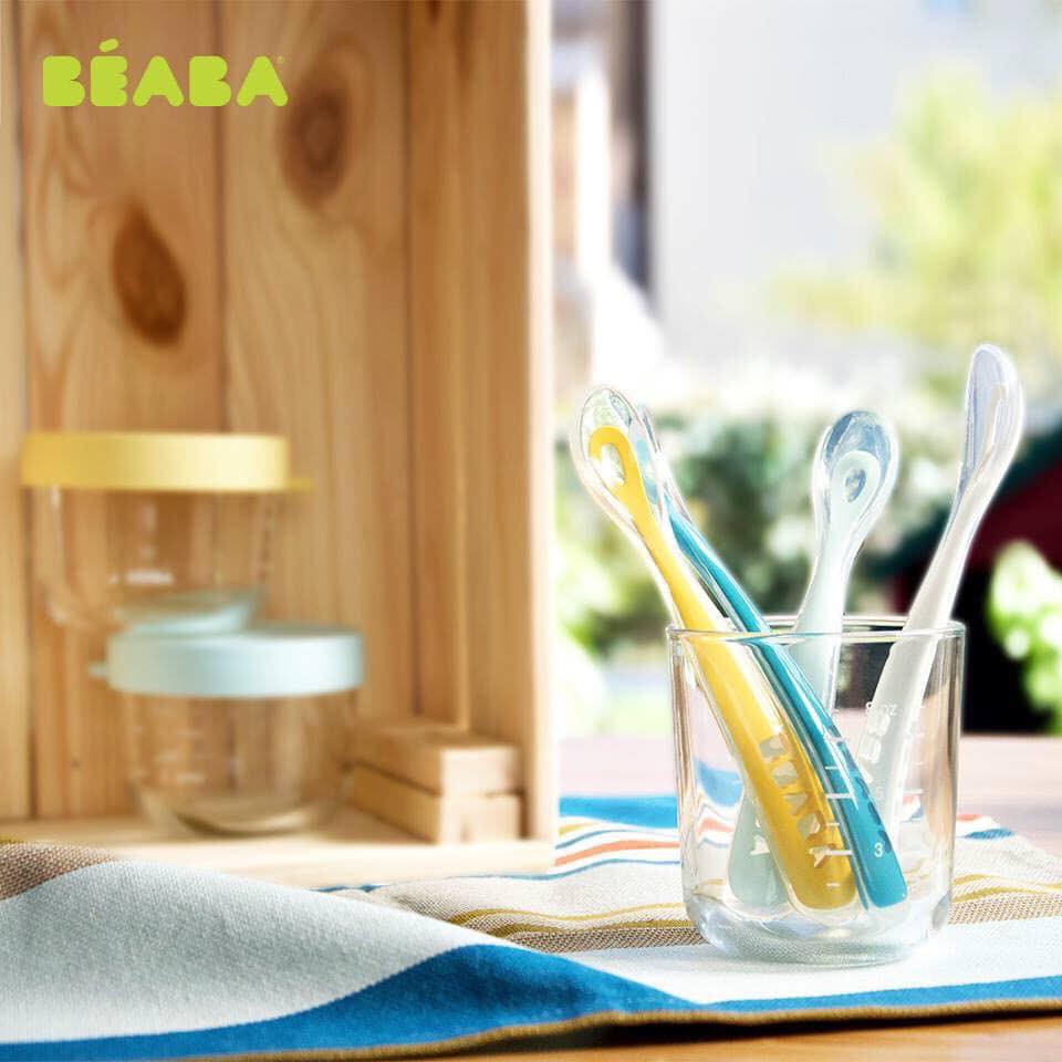 Thìa cầu vồng silicone Beaba