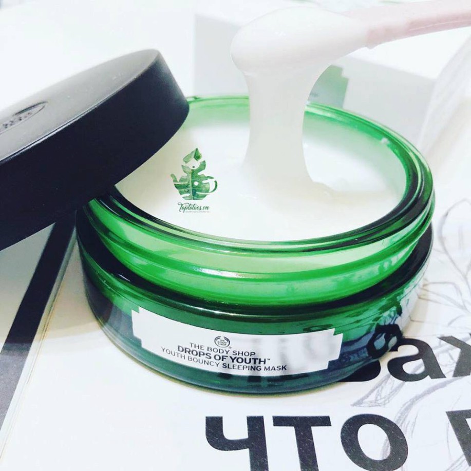 Mặt nạ ngủ The Body Shop Youth Drops Of Youth Bouncy Sleeping Mask tái tạo & phục hồi da căng bóng, mịn mượt, đàn hồi