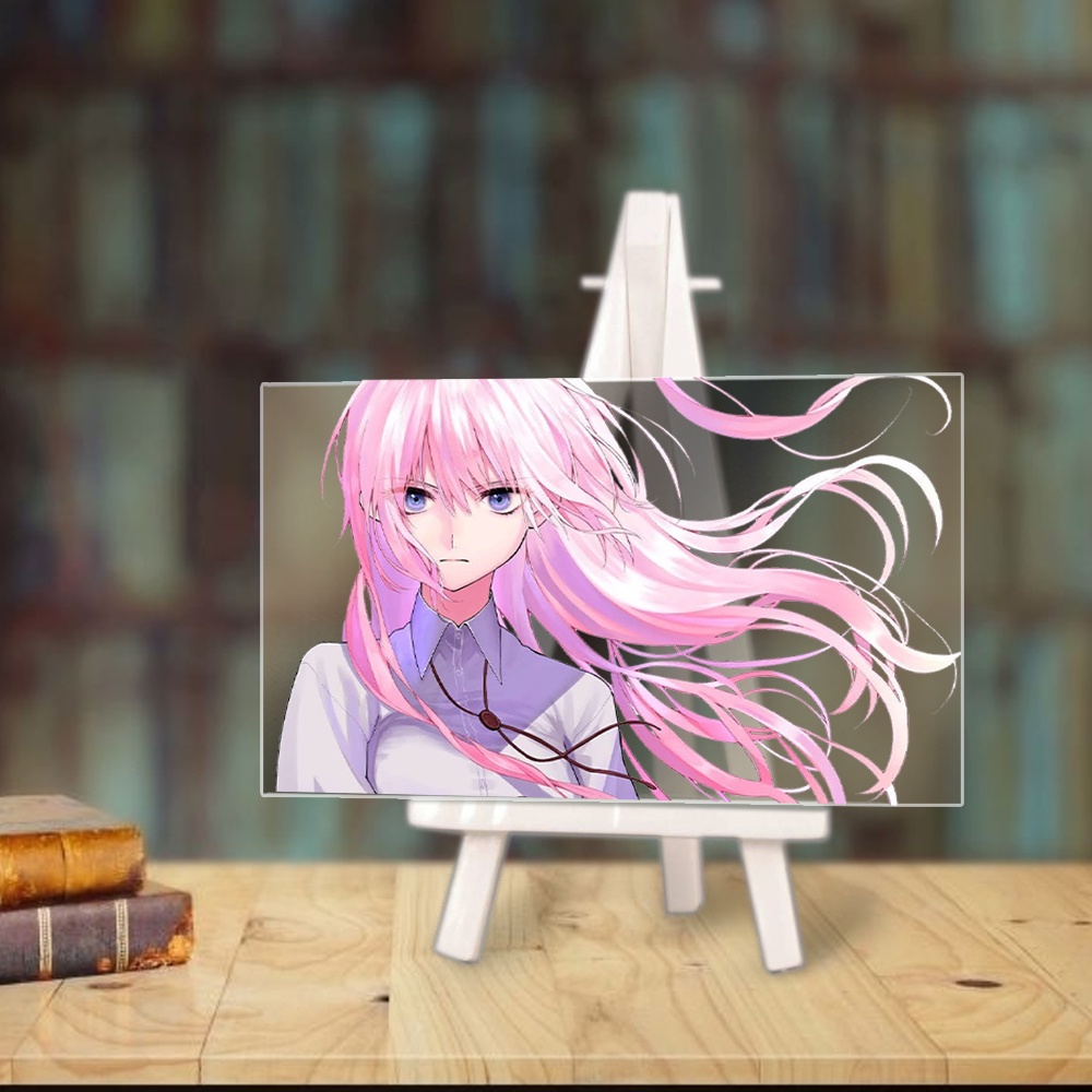 Tranh kính That Girl Is Not Just Cute BẠN GÁI TÔI KHÔNG CHỈ DỄ THƯƠNG anime chibi góc học tập giá gỗ