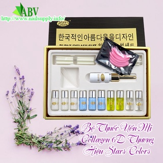 Bộ Thuốc Uốn Mi Collagen 6D Thương Hiệu Stars Colors
