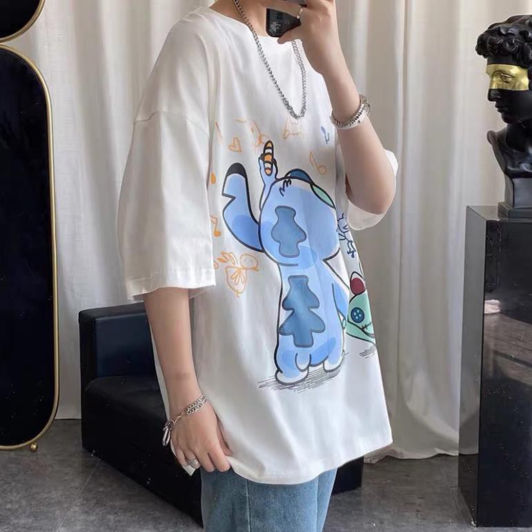 Áo thun tay lỡ unisex form rộng Kaws VẼ TRANH nam nữ phong cách ulzzang Wind , '