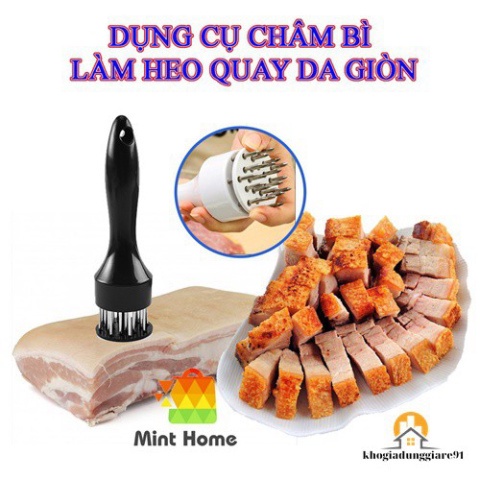 Dụng Cụ Châm Bì, Châm Thịt, Làm Mềm Thịt, Xăm Đâm Bì Chế Biến Lợn Quay Da Giòn, Thịt Nướng, Thịt Rán