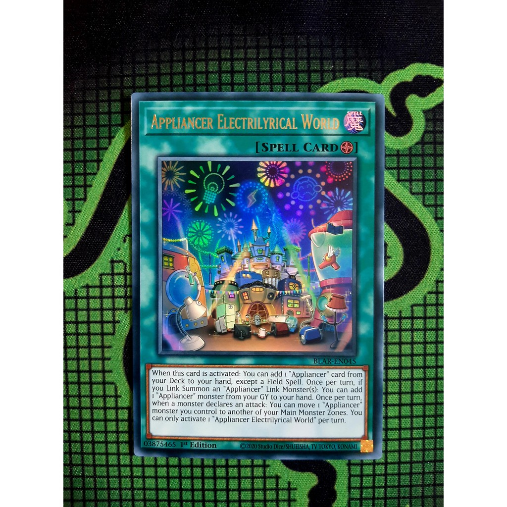 THẺ BÀI YUGIOH Appliancer Electrilyrical World - BLAR-EN045 - Ultra Rare 1st Edition