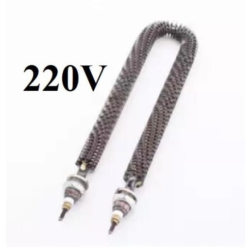 220V - 50cm Thanh nhiệt U sấy điện trở sấy khô không khí gia nhiệt cánh tản đốt nóng