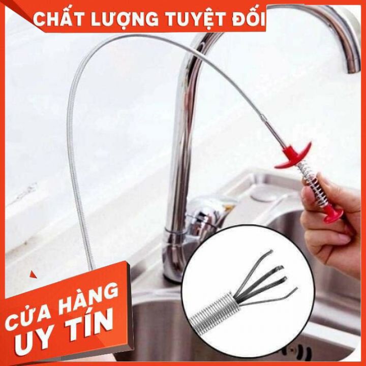 [Ảnh Thật+Video][Hàng Loại 1] Dây Thông Tắc Cống Lò Xo Gắp Rác Tiện Dụng