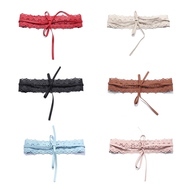 Thắt Lưng Da Bản To Đục Lỗ Thời Trang Cho Nữ