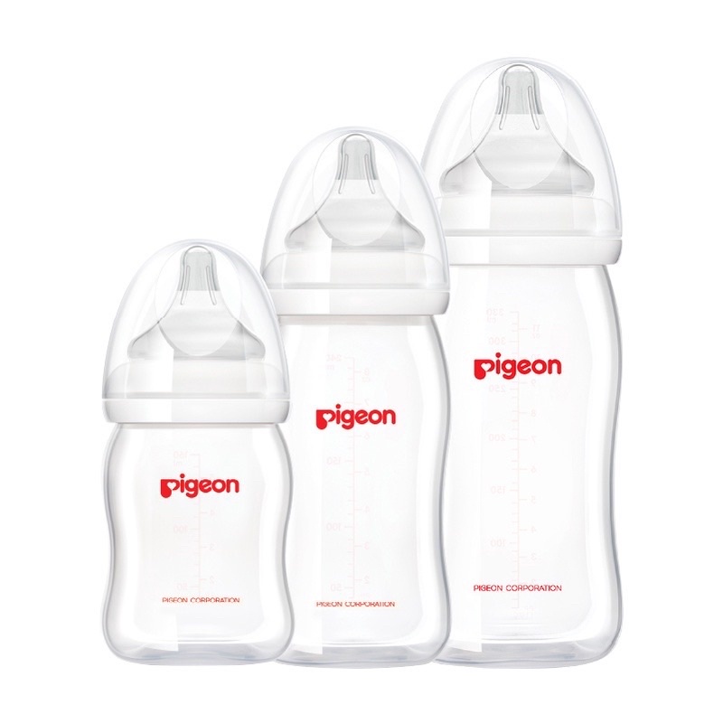[CHÍNH HÃNG] Bình sữa Pigeon cổ rộng PP Plus 160ml