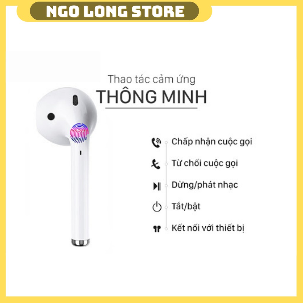 Tai Nghe Bluetooth | Cảm ứng chạm | Mở nắp kết nối cho IOS &amp; Android