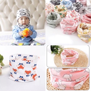 Kids_mart:Khăn ống cotton co giãn thu đông cho bé