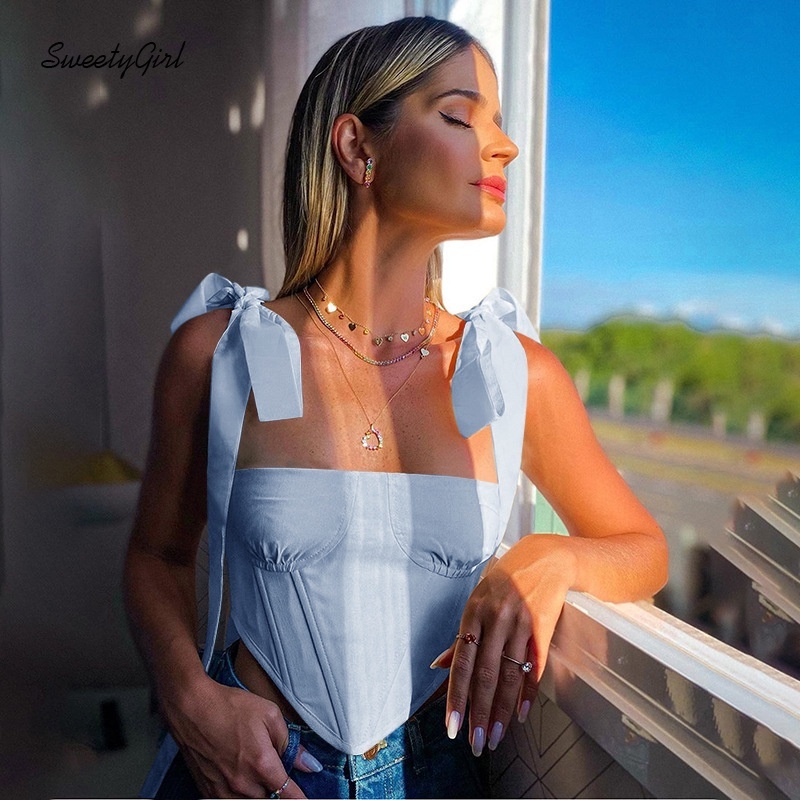 Áo Tank Top Hai Dây Ôm Dáng Màu Trơn Thời Trang Cho Nữ