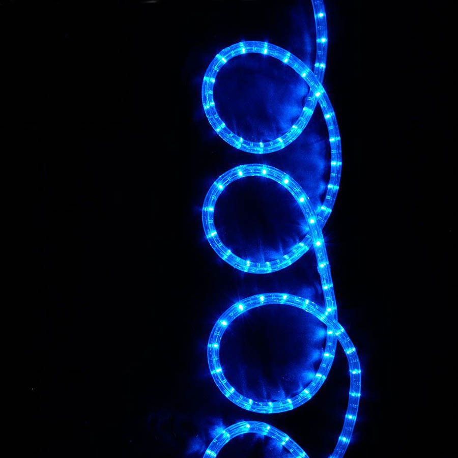 [GIÁ SẬP SÀN] Đèn LED dây đôi 2835 màu xanh dương siêu sáng trang trí cây, bán theo mét