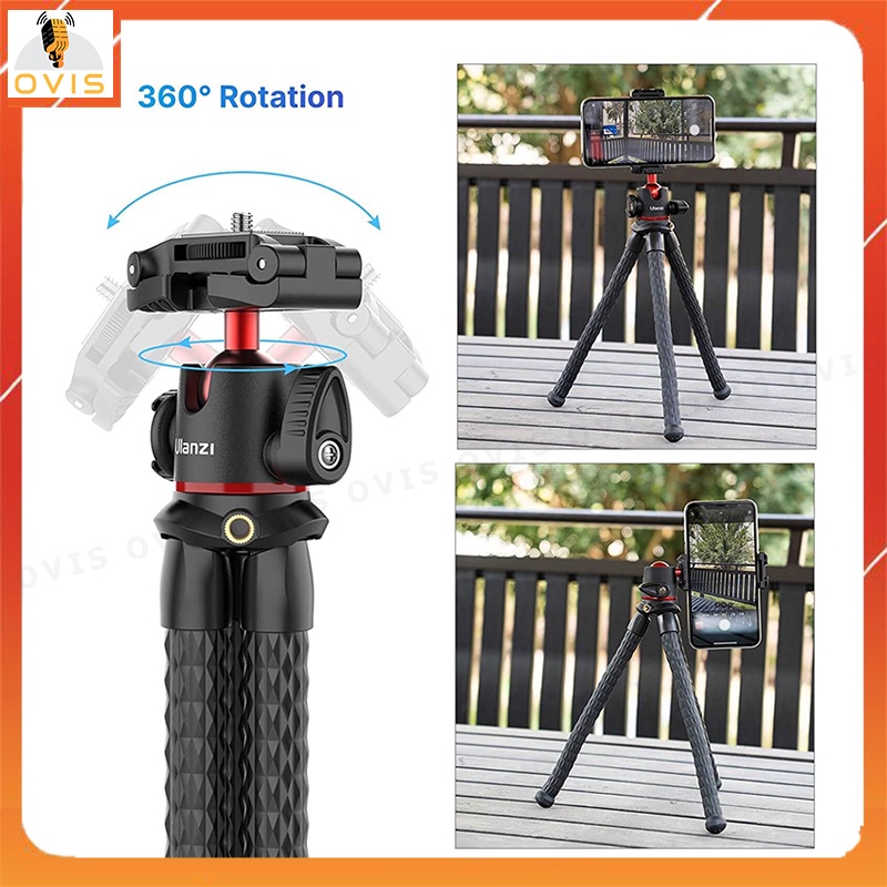 Ulanzi MT-33 - Tripod Bạch Tuộc Hỗ Trợ Thêm Nhiều Ngàm Cho Máy Ảnh, Điện Thoại